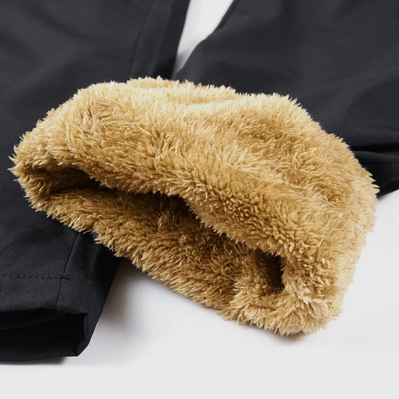 8XL мужские спортивные зимние теплые штаны уличные флисовые для бега плотные