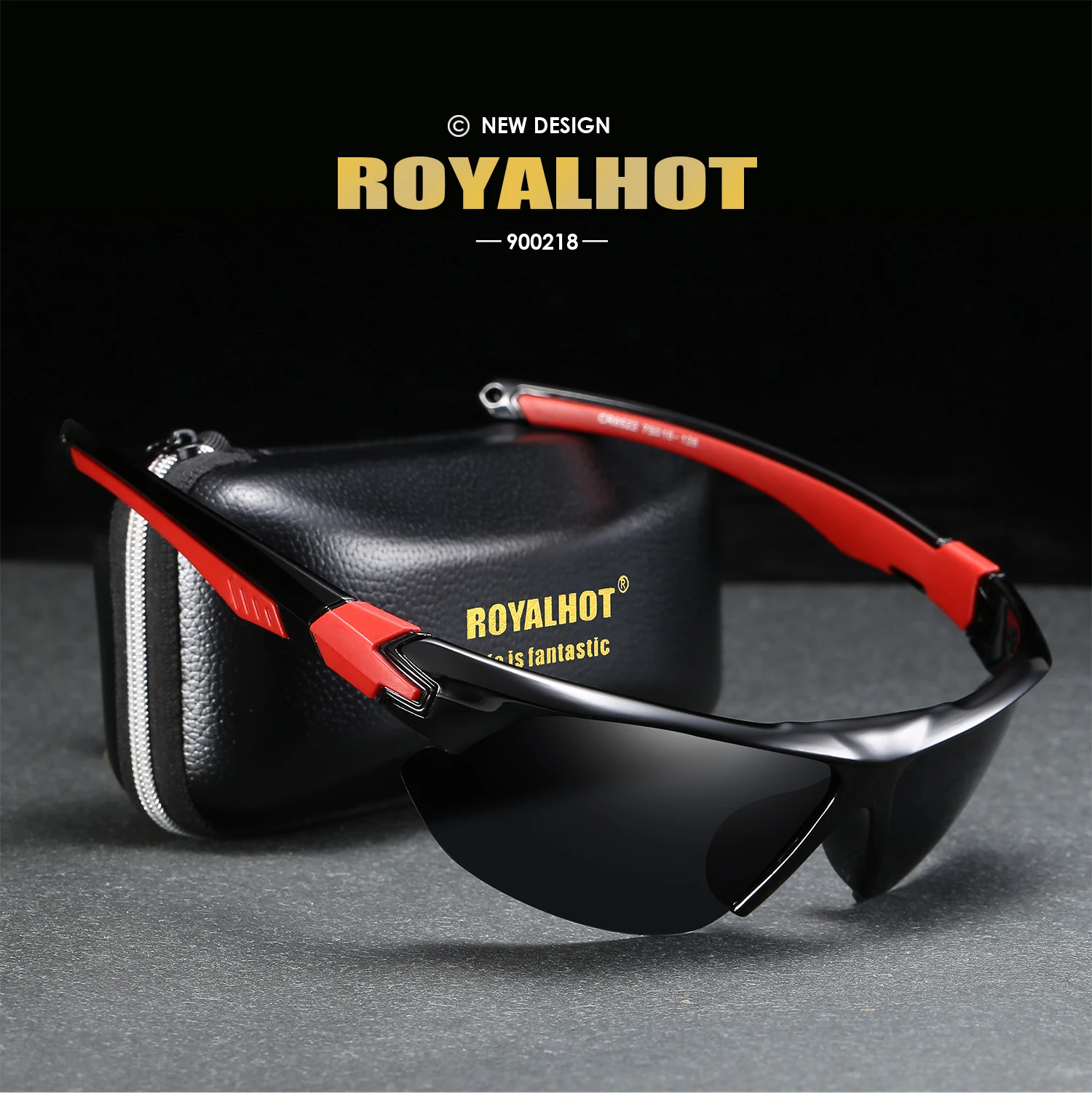 RoyalHot, мужские, женские, поляризационные, с красной подошвой, спортивные солнцезащитные очки, Ретро стиль, солнцезащитные очки, 900218