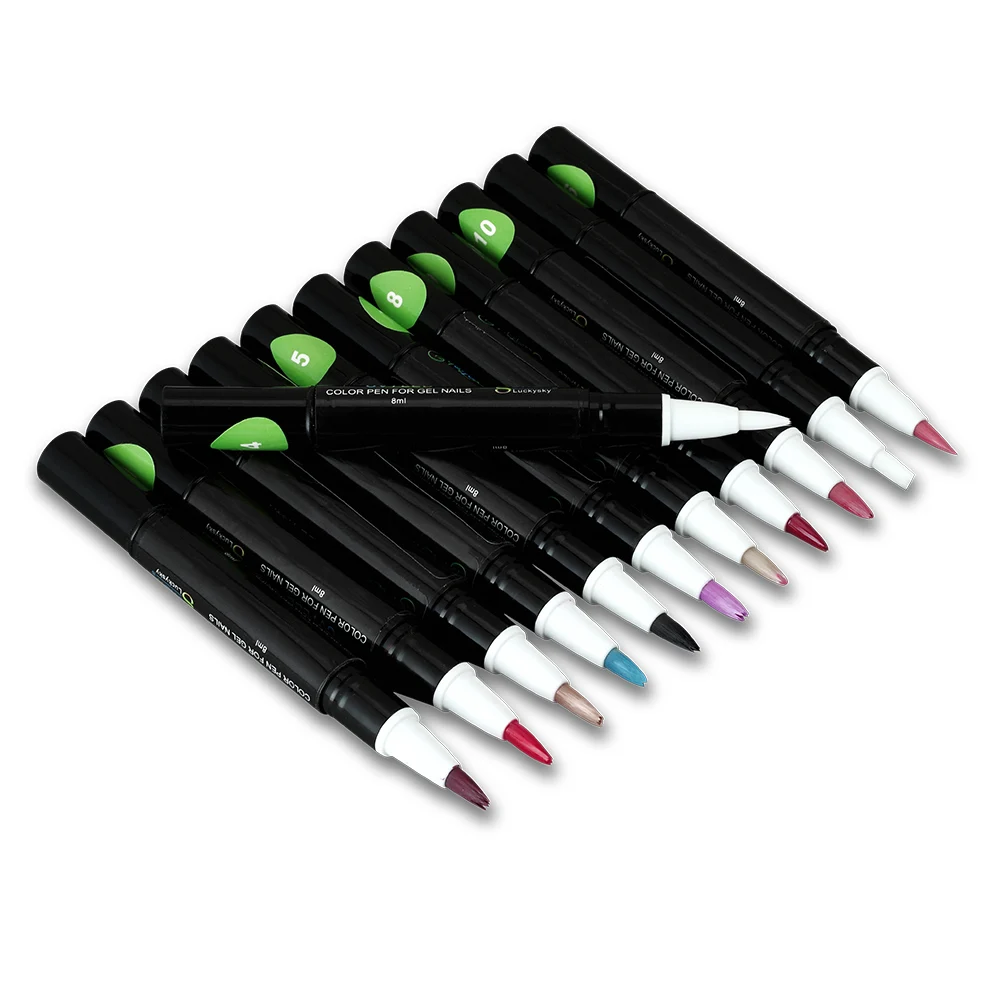 Women One Step Gel Varnish Pen Nail UV LED Polish Magical 3D Cat Eye Pencil Tool JS11