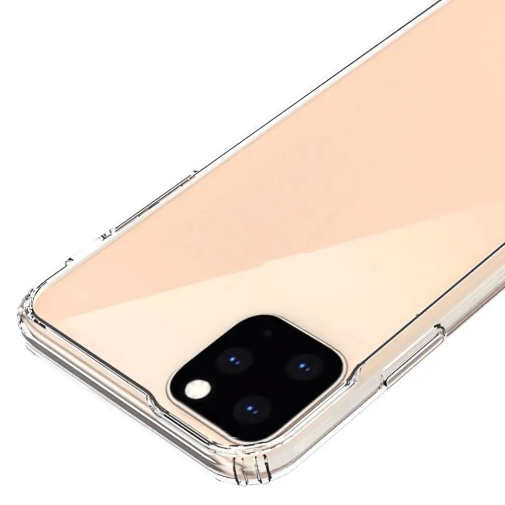 

Shockproof Clear TPU Mobile Phone Anti-Scratch Case Protective Dust Proof Cover for iPhone 11 Pro Max чехол на айфон