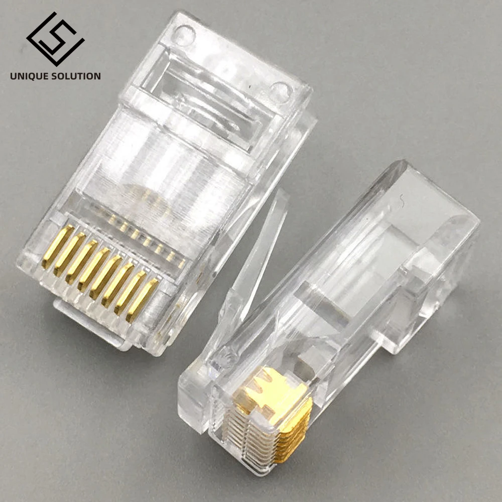 Contrato Expresamente Romance Conector de red de enchufe Modular RJ45 para cabezales de Cable UTP Cat5  Cat6, 50 piezas 100 piezas|Accesorios y partes de impresoras 3D| -  AliExpress
