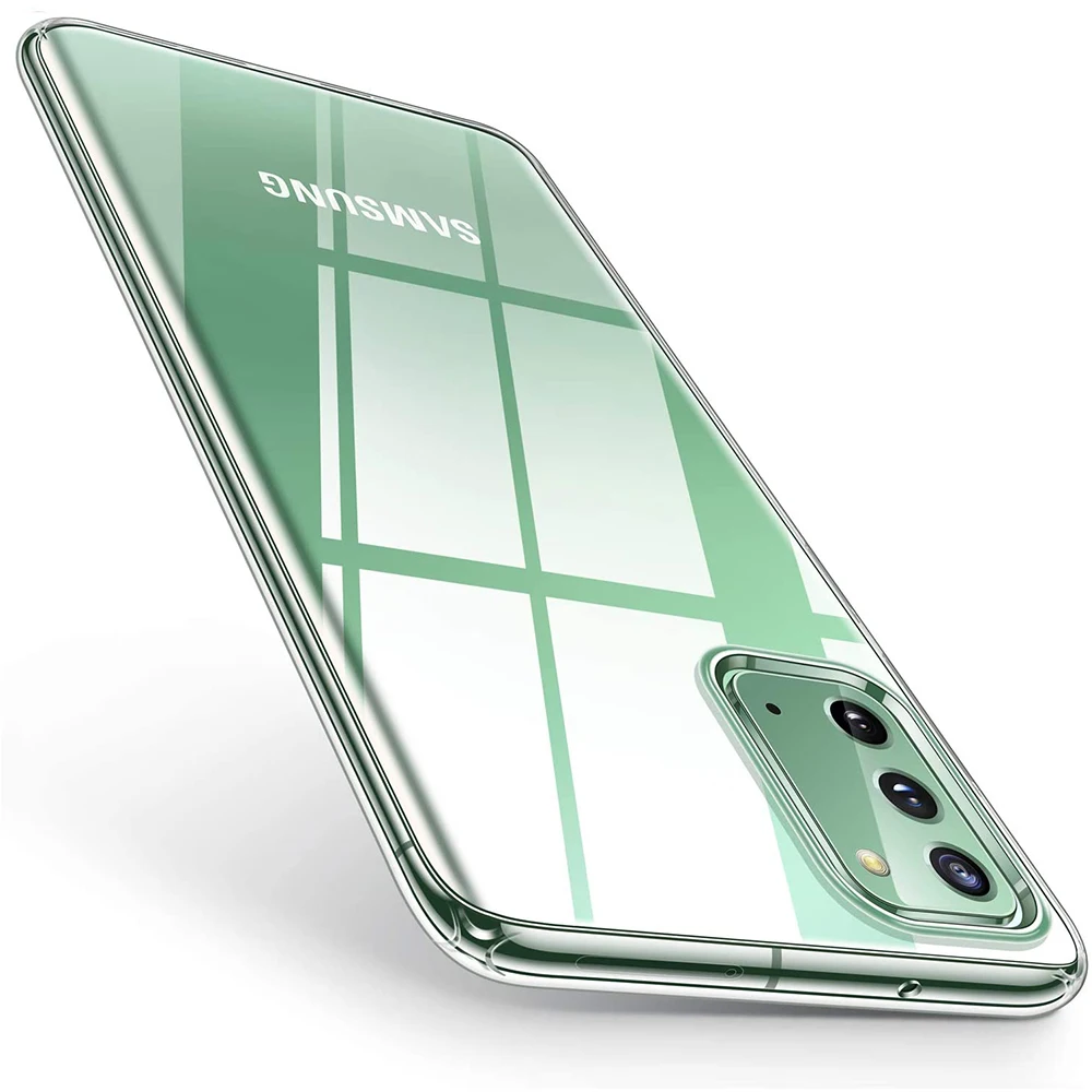 Clear Soft TPU Shockproof Case For Samsung Galaxy Note 10 Lite 5G S10e S10+ Note20 Plus S20 Ultra A51 A71 M31 A41 A21S A Quantum | Мобильные