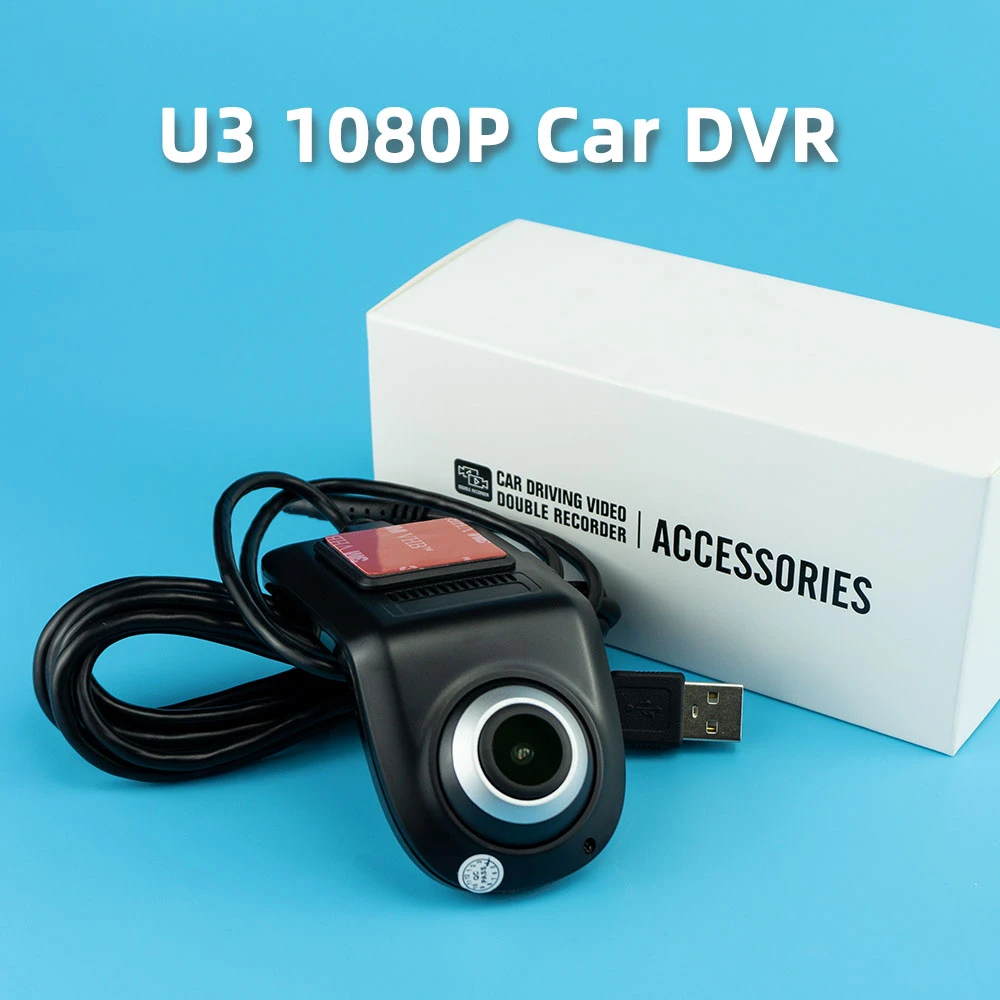 U3 Car Video Recorder Hd 1080p Mini Car Dvr Camera Adas Auto Digital