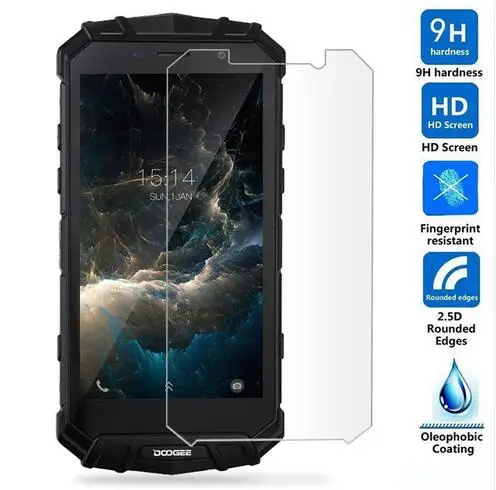 2 шт. Для doogee s60 закаленное стекло 2.5d 9h защитная пленка Взрывозащищенная для