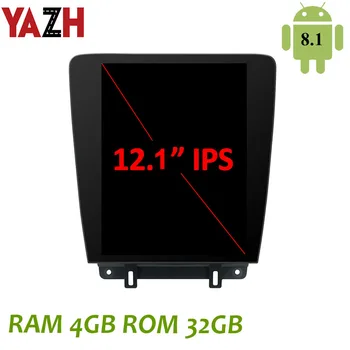 

YAZH For Ford Mustang 2010 2011 2012 2013 2014 Auto Radio Multimedia With Android 8.1 OS 12.1" IPS Tesla Display Bluetooth 5.0