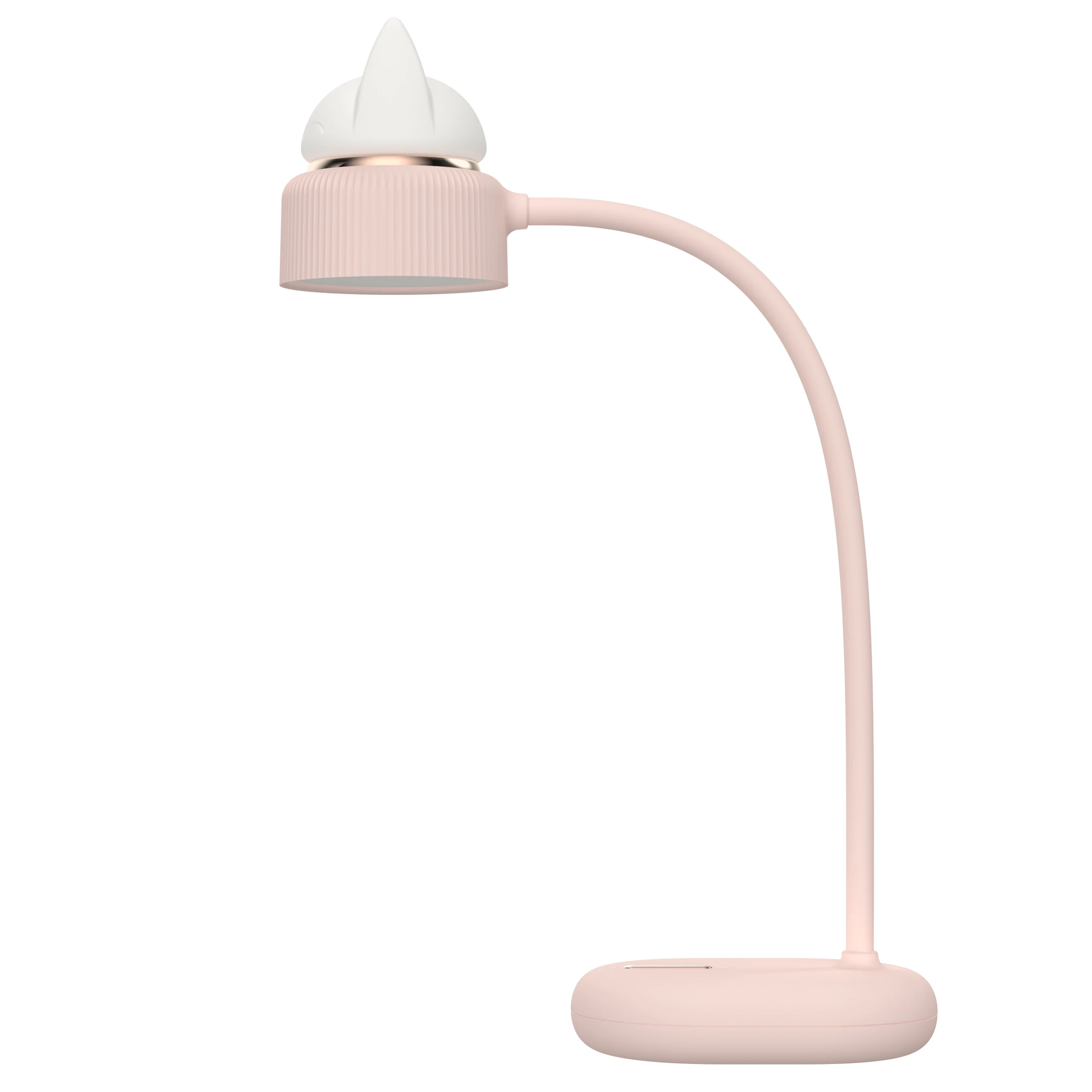 Mijia 3 жизни светильник для чтения 3 файла Регулируемый 360 ° изгиб двойной светильник источник настольная лампа USB Перезаряжаемый окружающий светильник светодиодный настольная лампа - Цвет: Pink