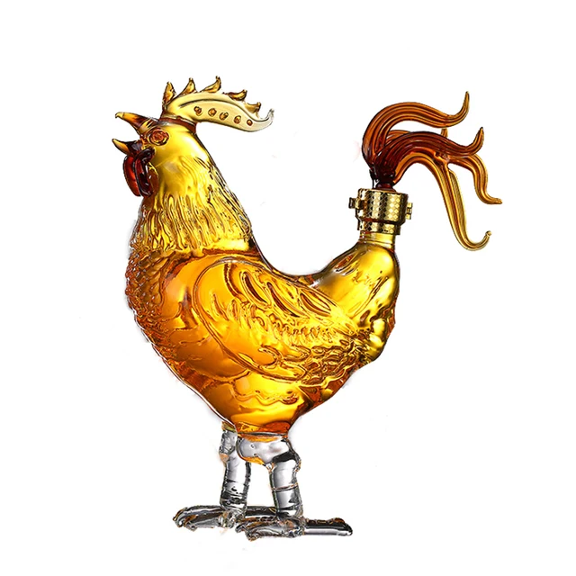 Creative Chicken Shaped Whiskey Decanter 1