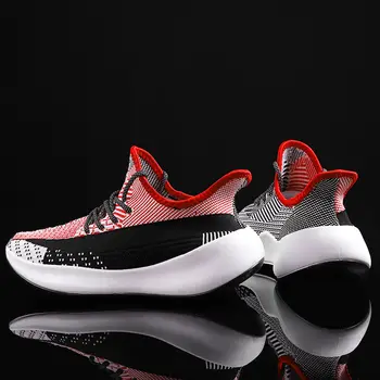 

2020 new men's shoes breathable casual running shoes high-quality mandarin duck shoes flying woven mesh designer sports shoes me