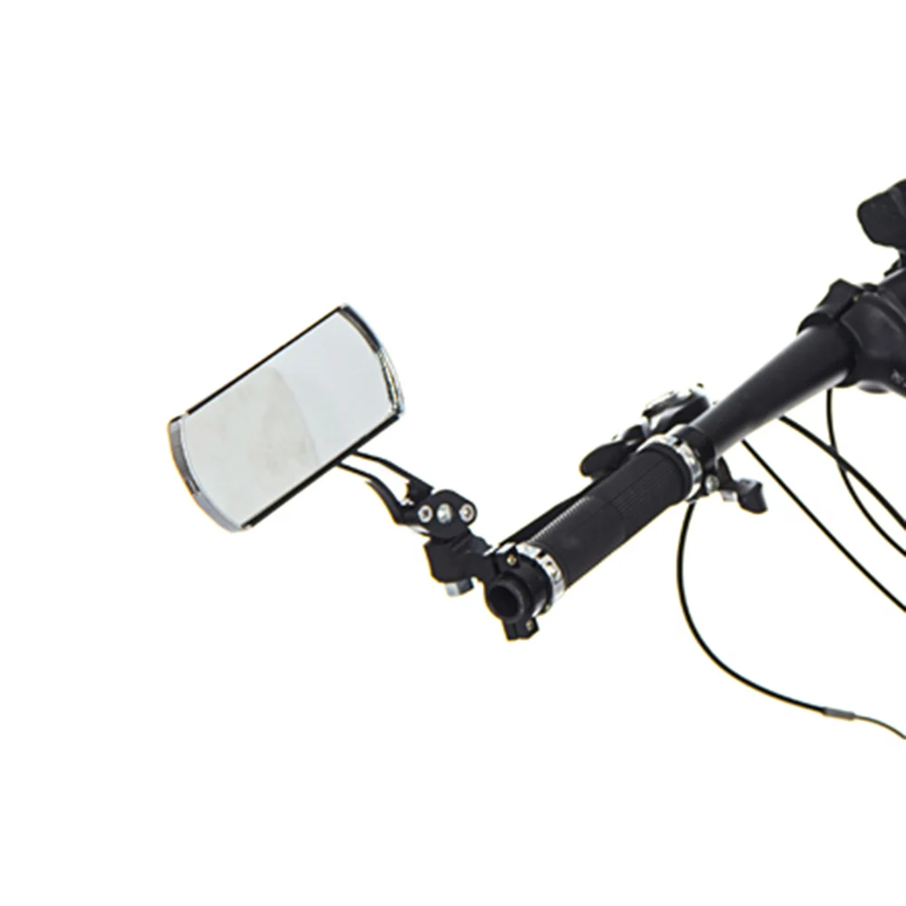 Bicycle Mirror 360 Degree Rotate MTB Road Bike Rearview Handlebar Mount Flexible Safety Cycling Back Mirror Folded Blind BC0124 (1)