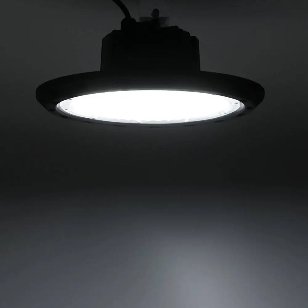 Ufo_led lampen industrieel taller светильник ufo_high bay Светодиодный светильник bouwlamp гаражный светильник мастерский светильник 100 Вт черный Светильник Склад