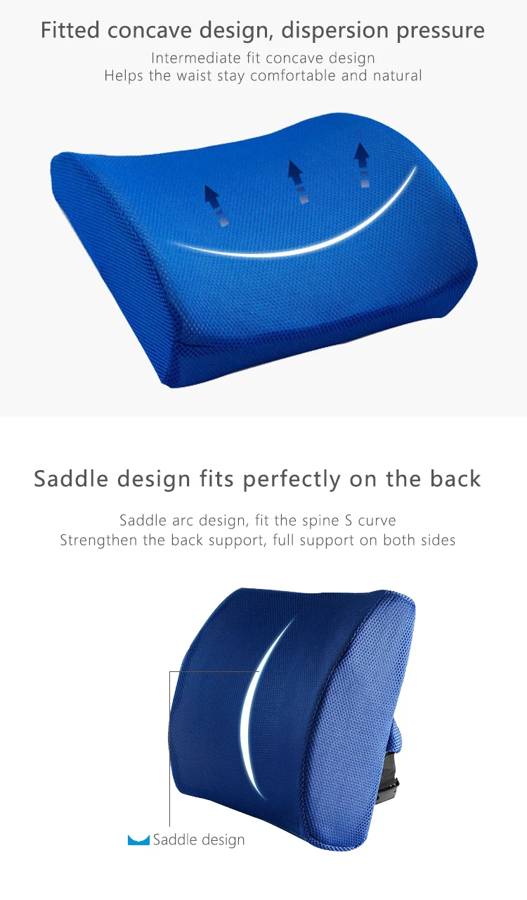Lumbar Low Back Pain Support Cushion Amazon Pillow With Gel Pad With Premium Memory Foam