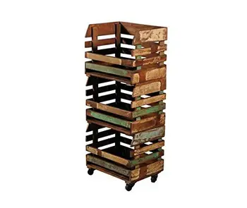

MAXIOCCASIONI Libreria Industrial con Ruote