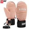 NANDN Ski Gloves Leather Winter Warm Wind Proof Snowboard Gloves 5