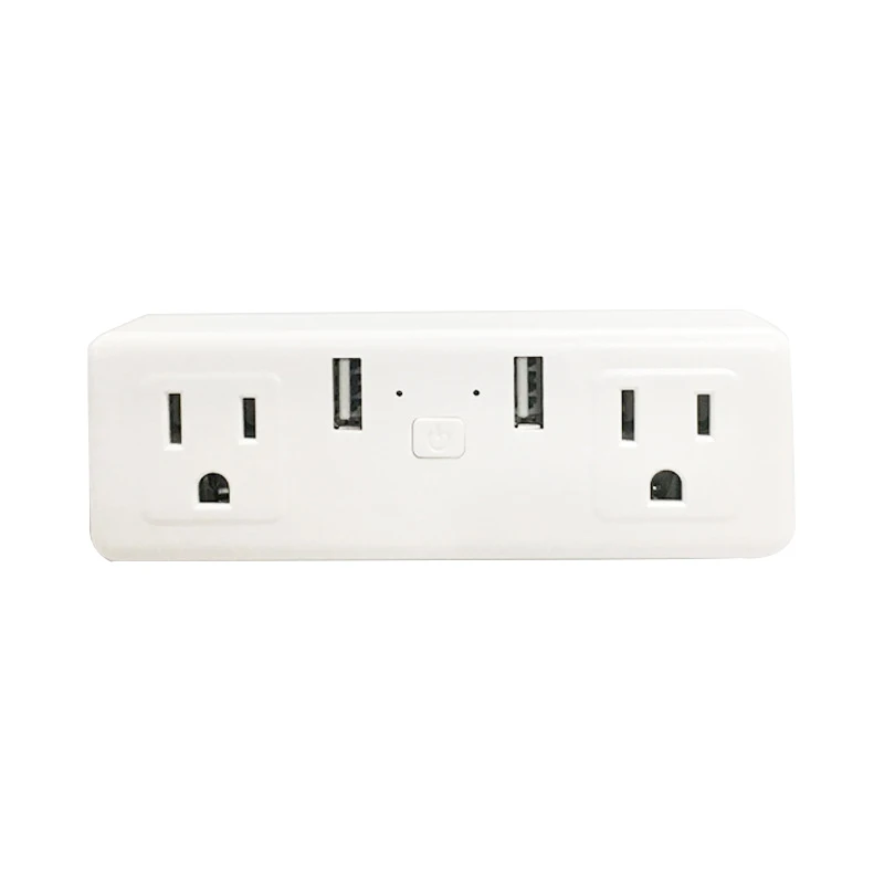 AABB-домашняя Автоматизация US Plug WiFi умная розетка приложение дистанционное управление двойной USB розетка