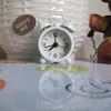 Alarm Clock Snooze Silent Sweeping Wake Up Table Clock Creative Cute Mini Metal Small Alarm Clock Electronic Small Alarm Clock 2