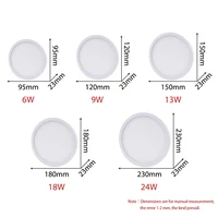 KARWEN Led Ceiling Light Panel 6W 9W 13W 18W 24W AC 85-265V 3