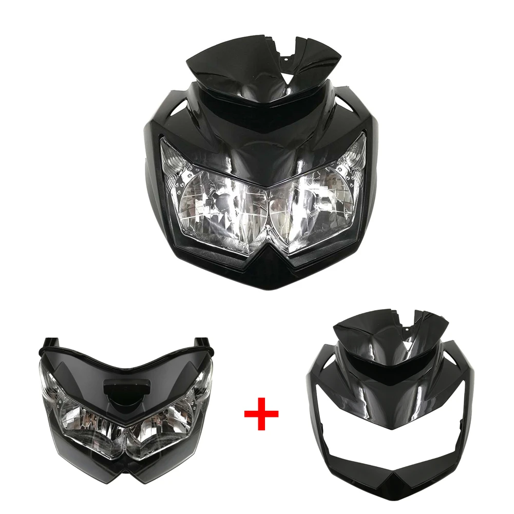 Z750 2007 - 2011 передняя фара обтекатель фары в сборе освещение полное для Kawasaki Z-750 |
