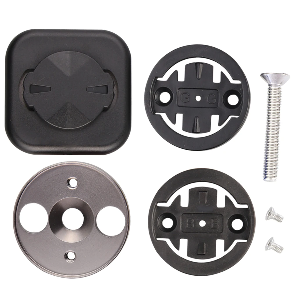 Titanium Color Наручные группы Таблица велосипедных кодов база набор стволовых верхней крышки алюминиевый сплав Спидометр кронштейн горный велосипед Велоспорт для Jiaming - Цвет: Titanium Color