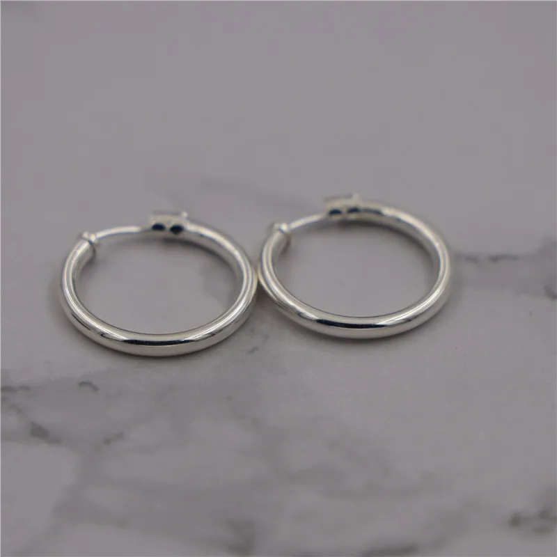 Настоящее 925 пробы серебряные серьги-гвоздики для женщин pendientes mujer moda pendientes хорошее ювелирное изделие