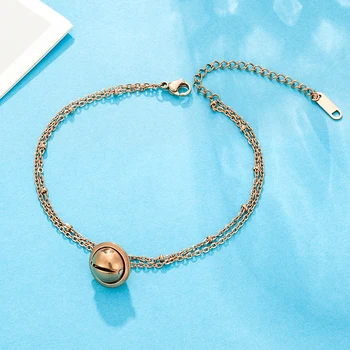 

New Bell Round Bohemian Anklet Bracelet Ankle Summer Bracelet Charm Anklet Sandals Barefoot Beach Feet Bride Jewelry woman Gift