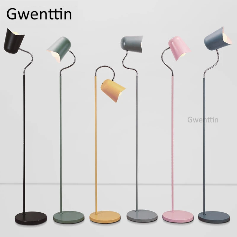 

Modern Adjustable Floor Lamps Led Standing Lamp Nordic Iron Stand Light Fixtures for Study Home Loft Industrial Decor Luminaire