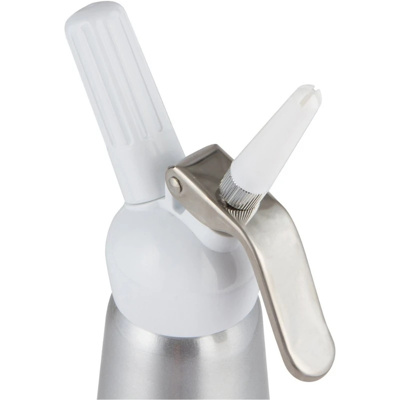 500ML Cream Dispenser Whipped Whipper Artisan Cream Whipper with Decorating Nozzles Made of Aluminum Bar Tool