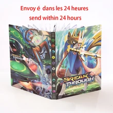 Album de cartes de jeu Pokemon, livre de 432 pièces, support de collection, liste chargée, capacité, classeur, dossier, jouets pour enfants, cadeaux