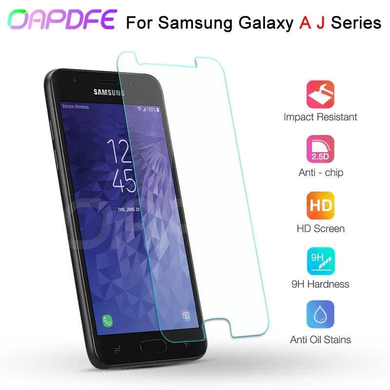 

Protective Glass For Samsung Galaxy J3 J5 J7 A3 A5 A7 2015 2016 2017 A6 A8 A9 2018 Tempered Screen Protector Safety Glass Film