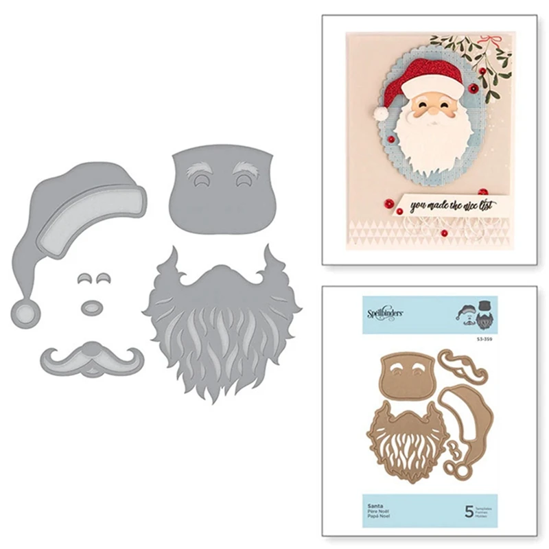 Merry Christmas Санта Клаус Снеговик аватар металлические режущие штампы трафареты DIY скрапбук Декор тиснение ремесло высечки шаблон