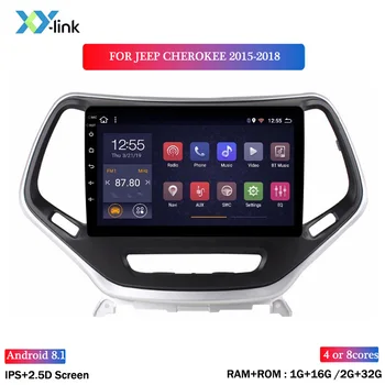 

Android 8.1 Car Radio DVD video multimedia Player for Jeep Cherokee 2015-2018 GPS navigation system accessories usb no 2 din pc