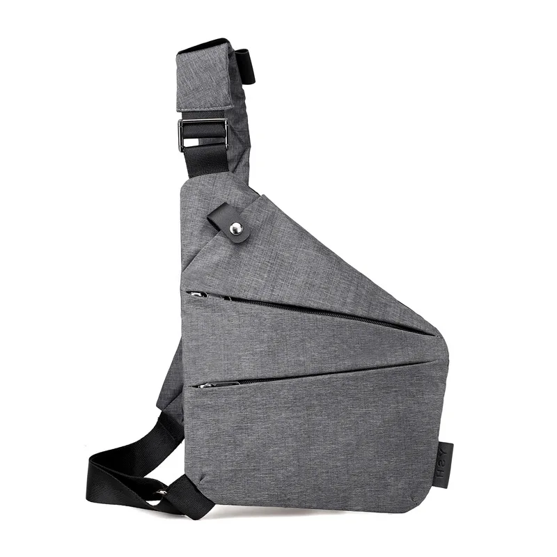 

Men Chest Pack Shoulder Sports Waist Pack Multi-functional Service Body Hugging Shoulder Theft Digital Storage Gun Pack