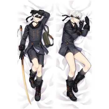 

Anime NieR:Automata Pillow Covers YoRHa 2B 9S Pillow Case Sexy 3D Customize Double-sided Bedding Hugging Body Pillowcase 07
