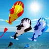 Professional  Power 3D Cartoon Whale Software Kite / Animal Kites Single Line With String Good Flying 1
