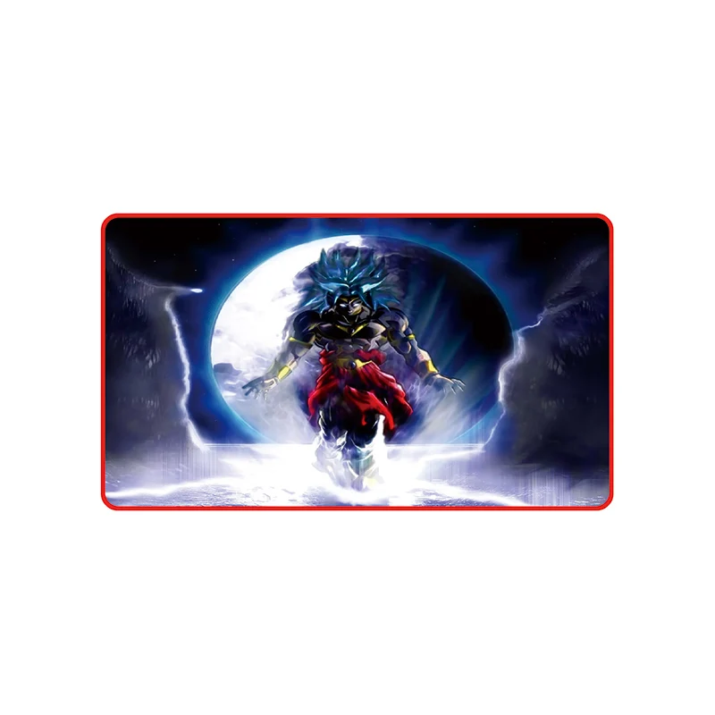 FFFAS коврик для мыши светодиодный подсветка RGB игровой коврик для мышки с аниме Dragon Ball экстремальный комфорт клавиатура компьютерный коврик на заказ - Цвет: 600x350mm