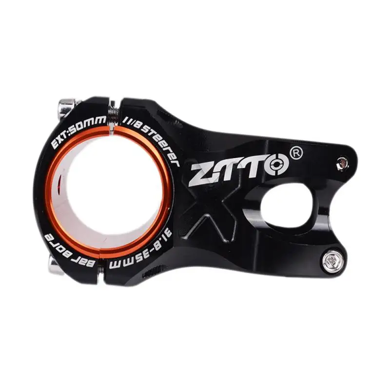 MTB 50mm Stem ultralight -0 Degree CNC 35mm 31.8mm Handlebar Bicycle 28.6mm Steerer Mountain Road Bike Parts Racing Cycl | Спорт и