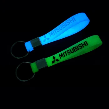 

2021 Car Sticker Luminous Key Holder Gift Key Chains for Mitsubishi Lancer Asx Outlander Pajero Galant Accessories