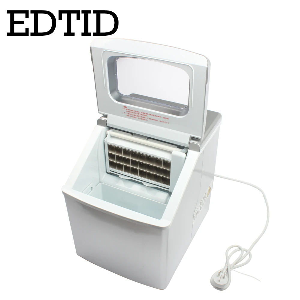 EDTID высокое качество небольшой коммерческий лед машина бытовой лед машина чай молоко магазин