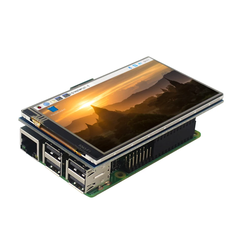 4 Cal 3.5 Cal Raspberry Pi 4 ekran dotykowy 800x480 regulacja podświetlenia wyświetlacza LCD z dźwiękiem dla Raspberry Pi 4B/3B +/3B PC 2 4 Cal 3.5 Cal Raspberry Pi 4 ekran dotykowy 800x480 regulacja podświetlenia wyświetlacza LCD z dźwiękiem dla Raspberry Pi 4B/3B +/3B PC 2