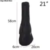 21" Guitar Bag Nylon oxford Ukulele Waterproof Guitar Cover Gig Bag Soft Case Adjustable Shoulder Straps Guitar Carry Bags Black 5