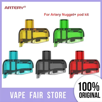 

Original Artery Nugget+ Empty Pod Cartridge 5ml Fit Artery Nugget+ Pod Kit Fit Artery XP Coil/Artery PAL II Coil E-cigarette Pod