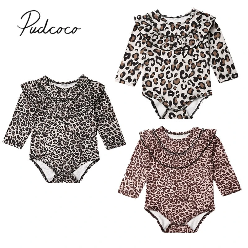 overall leopard baby