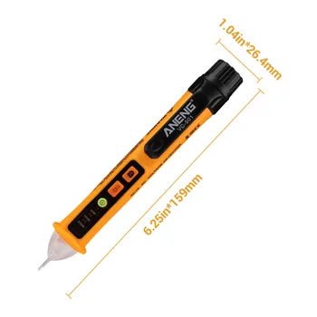 

VD902 Voltage Measure Tool AC Voltage Tester Yellow Power Voltage Detector Voltage Safety Pen Voltage Sensor Pen