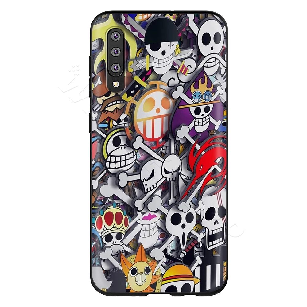 Webbedepp аниме Одна деталь Луффи чехол для samsung Galaxy S7 S8 S9 S10 Edge Plus Note 10 8 9 A10 A20 A30 A40 A50 A60 A70 - Цвет: 8