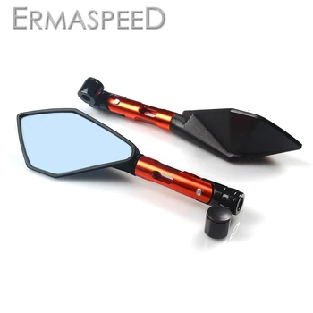 

Black Cafe Racer Side Mirror Motorcycle Accessories 8mm 10mm CNC Rearview Mirrors for Kawasaki er5 ninja 400r z750 versys 650