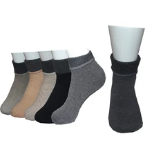 1 пара шерстяных носков унисекс, плотные теплые зимние носки для холодной погоды, однотонные зимние носки для женщин/мужчин