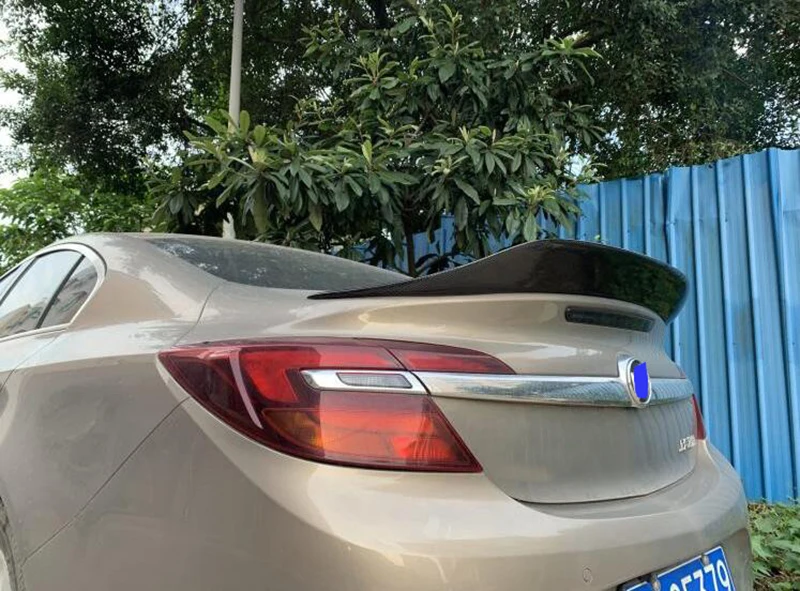 CEYUSOT для настоящего карбонового спойлера Buick Regal Opel Insignia Regal Автомобильный багажник задний спойлер крыло хвост губы JDM СТИЛЬ