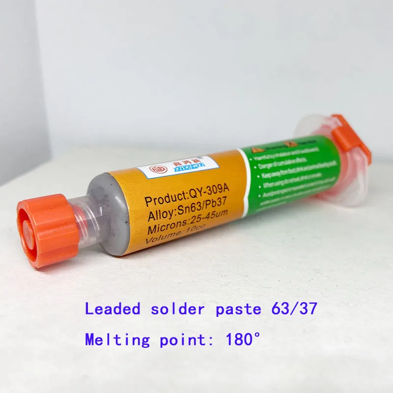 Flux Solder Paste Qy309a Sn63/pb37 Environmental Friendly Leadfree Solder Paste Middle