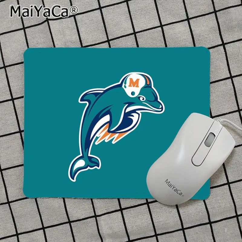Maiya высококачественный прочный резиновый коврик для мыши в виде дельфинов,,, подставка под руку, мышь - Цвет: No Lock Edge18x22cm