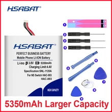 HSABAT 0 цикл HAC-003 батарея для nintendo HAC-S-JP/EU-C0, переключатель HAC-001 высокое качество мобильного телефона запасной аккумулятор