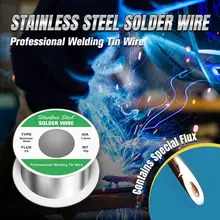 

50G Professional Stainless Steel Solder Wire Welding Wire No Gas Flux Cored Welding Wire 1.0MM Welding Accessories Gas Wire